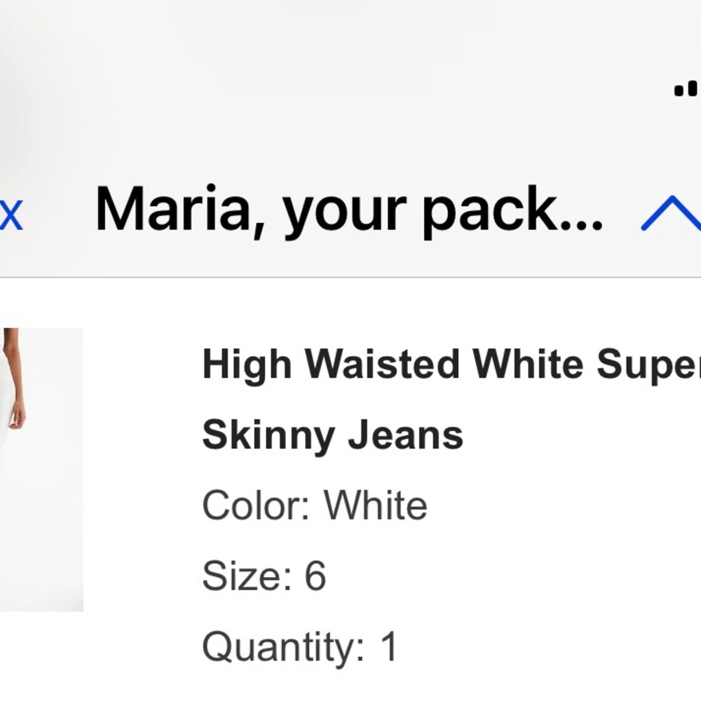 White Jeans Size 6